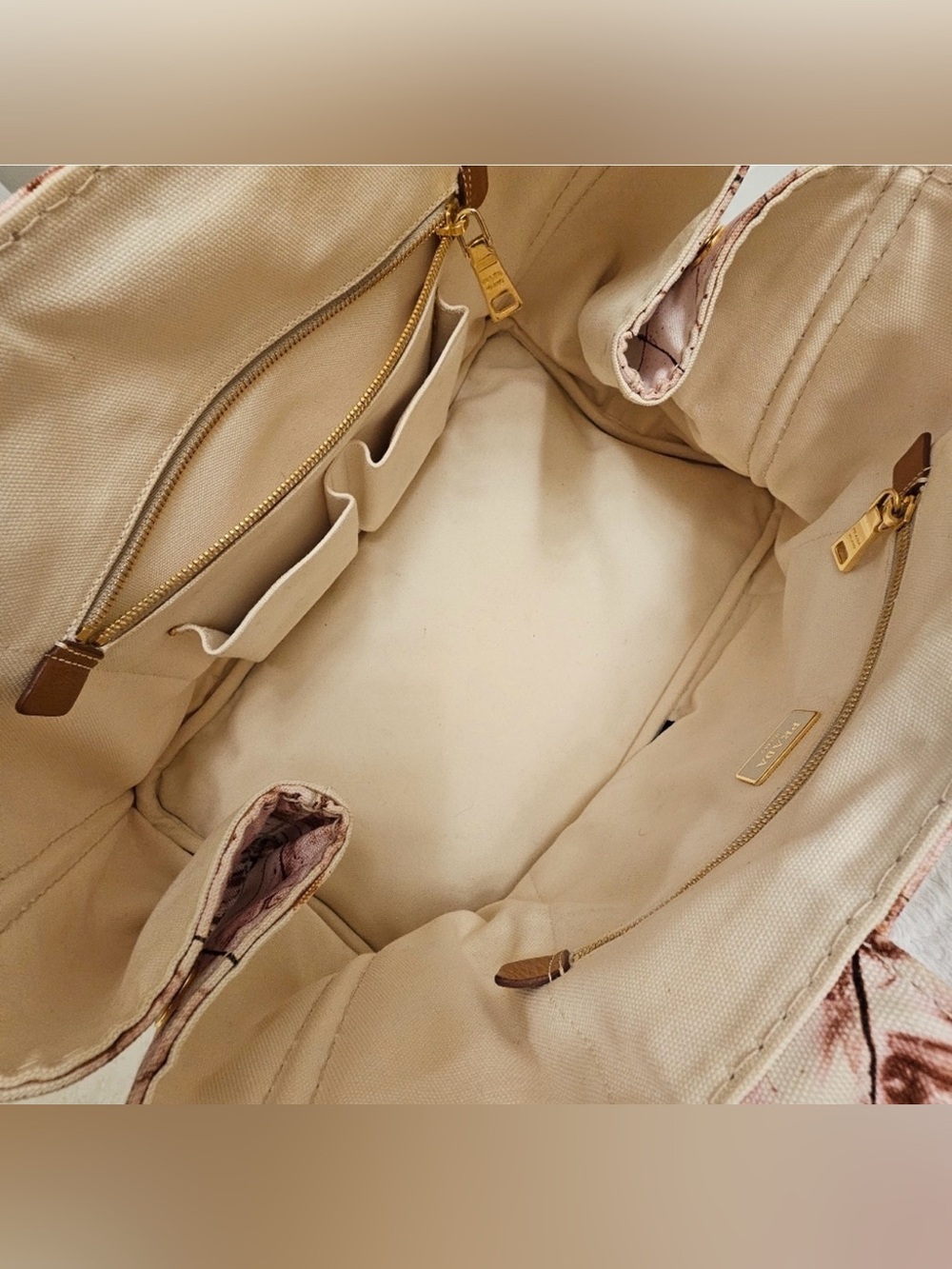Prada Stampata Canapa Canvas Tote - Picture 8 of 13